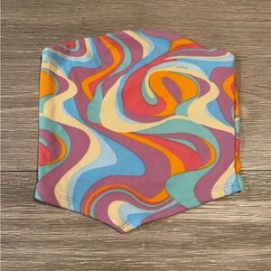 Colorful Swirl Crop Top